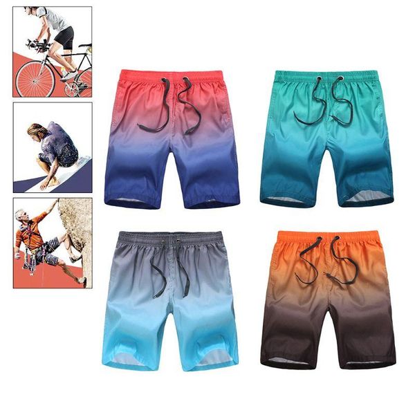 men summer bathing swim trunks quick dry gradient contrast color printing beach shorts drawstring waist boardshorts -3xl men's, White;black
men summer bathing swim trunks quick dry gradient contrast color printing beach shorts drawstring waist boardshorts -3xl men's, White;black