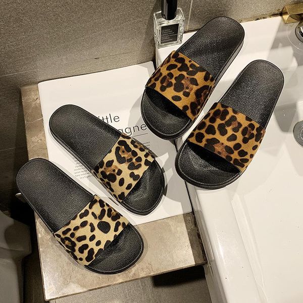 slippers retro street leopard print female summer korean fashion outer wear one-word home sandals slides women, Black
slippers retro street leopard print female summer korean fashion outer wear one-word home sandals slides women, Black