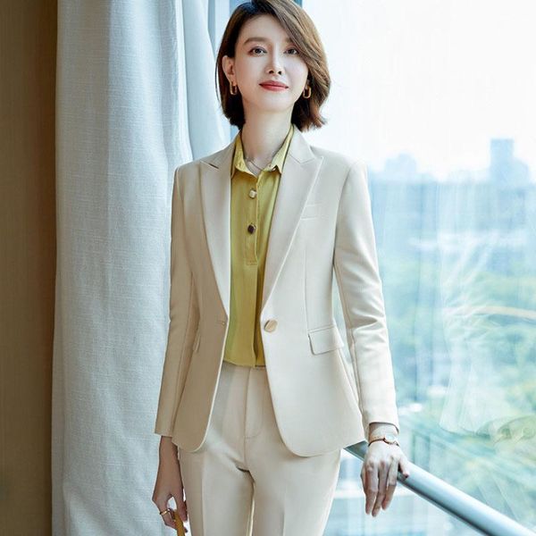 women's two piece pants suit office blazer solid color jackets elegant coat female 2 set slim outfit trousers plus size s-4xl, White
women's two piece pants suit office blazer solid color jackets elegant coat female 2 set slim outfit trousers plus size s-4xl, White