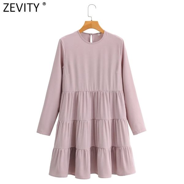 zevity women fashion o neck solid color pleats mini dress female basic long sleeve casual slim chic party vestido ds4684 210419, Black;gray
zevity women fashion o neck solid color pleats mini dress female basic long sleeve casual slim chic party vestido ds4684 210419, Black;gray