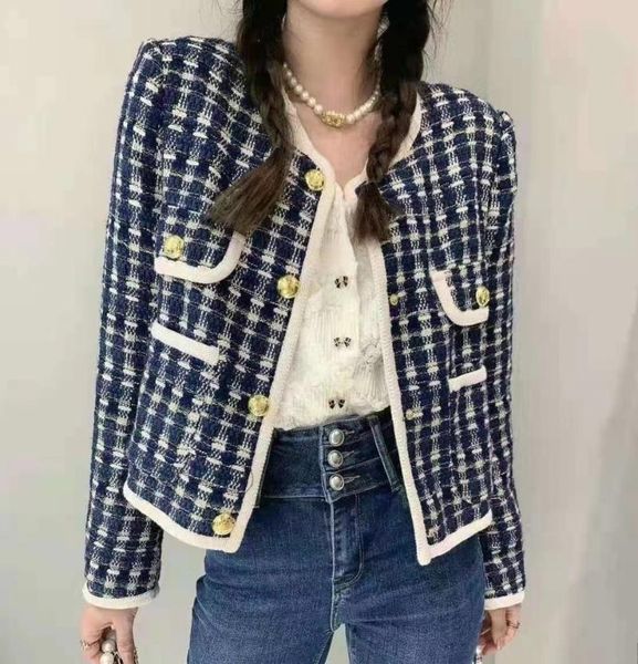 women's jackets celebrity tweed women 2021 autumn winter clothes black and white short coats female, Black;brown
women's jackets celebrity tweed women 2021 autumn winter clothes black and white short coats female, Black;brown