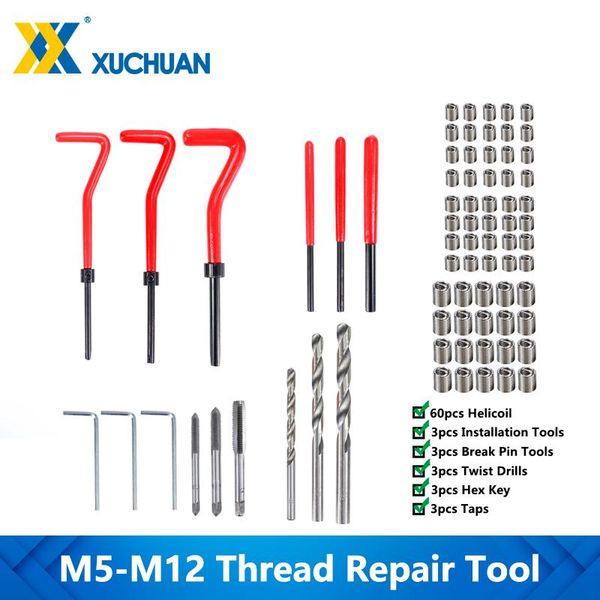 hand tools metric thread repair kit m5 m6 m8 m10 m12 tool spanner wrench inserts drill tap set for restoring damaged
hand tools metric thread repair kit m5 m6 m8 m10 m12 tool spanner wrench inserts drill tap set for restoring damaged