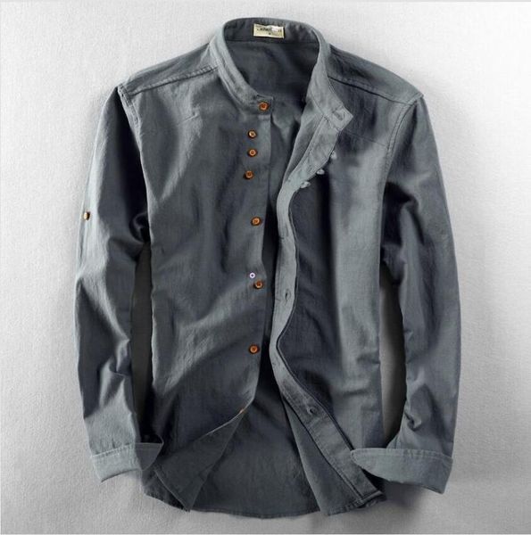 men's casual shirts cotton linen long sleeve men business stand collar shirt brand clothing plus size 7xl, White;black
men's casual shirts cotton linen long sleeve men business stand collar shirt brand clothing plus size 7xl, White;black