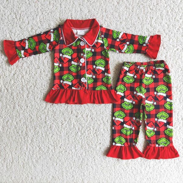 cute girl long sleeve clothing set kids winter pajamas outfit children fashion ruffle suit for christmas, White
cute girl long sleeve clothing set kids winter pajamas outfit children fashion ruffle suit for christmas, White