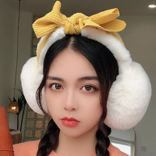 berets women winter thicken fluffy plush earmuffs cute sweet bowknot headband outdoor windproof foldable ear warmers covers hair hoop, Blue;gray
berets women winter thicken fluffy plush earmuffs cute sweet bowknot headband outdoor windproof foldable ear warmers covers hair hoop, Blue;gray