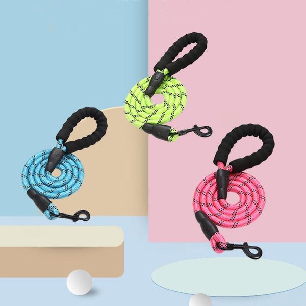 dog collars & leashes reflective pet leash nylon multicolor strong 1.5m long with comfortable padded handle rope supplies
dog collars & leashes reflective pet leash nylon multicolor strong 1.5m long with comfortable padded handle rope supplies