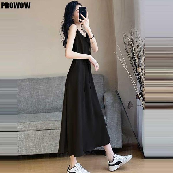 women summer dress korean fashion all-match ladies one-piece midi woman elegant chiffon sleeveless casual dresses, Black;gray
women summer dress korean fashion all-match ladies one-piece midi woman elegant chiffon sleeveless casual dresses, Black;gray