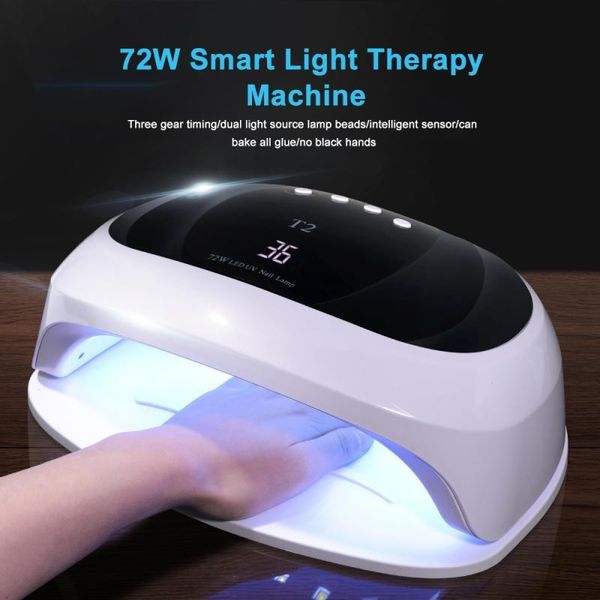 nail dryers 72w manicure device smart sensor potherapy lamp quick-drying dryer art tools gel
nail dryers 72w manicure device smart sensor potherapy lamp quick-drying dryer art tools gel