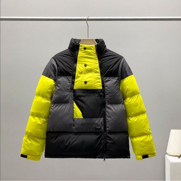 men's cotton-padded jacket winter new warmth, hit color, diagonal zipper, multi-pocket casual sportswear, couple down jacket, Black
men's cotton-padded jacket winter new warmth, hit color, diagonal zipper, multi-pocket casual sportswear, couple down jacket, Black