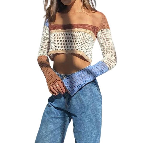 women's hoodies & sweatshirts women hollow out knitwear variegated color square collar long sleeve crop , royal blue/ coffee, Black
women's hoodies & sweatshirts women hollow out knitwear variegated color square collar long sleeve crop , royal blue/ coffee, Black
