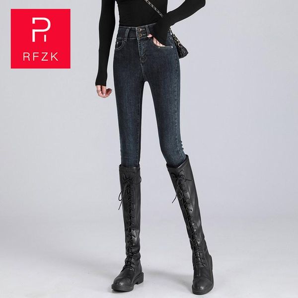 women's jeans rfzk skinny casual women bottoms 2021 streetwear high waist for stretch autumn denim pencil pants, Blue
women's jeans rfzk skinny casual women bottoms 2021 streetwear high waist for stretch autumn denim pencil pants, Blue