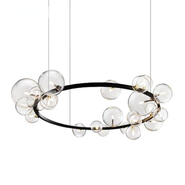 chandeliers nordic led transparent glass bubbles parlor restaurant lights modern art decoration lighting fixtures g9 110-220v
chandeliers nordic led transparent glass bubbles parlor restaurant lights modern art decoration lighting fixtures g9 110-220v