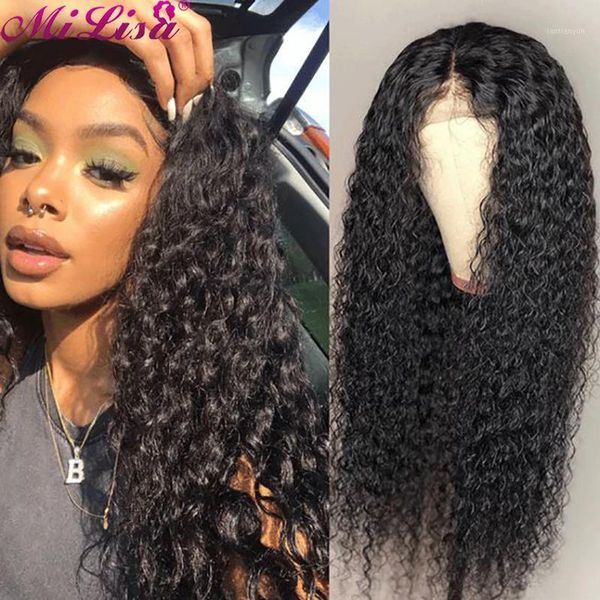 mi lisa 30 inch water wave wig for black women 13x1x6 lace front brazilian remy transparent hd frontal1, Black;brown
mi lisa 30 inch water wave wig for black women 13x1x6 lace front brazilian remy transparent hd frontal1, Black;brown