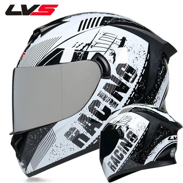 motorcycle helmets lvs racing helmet full face dual lens abs shell safety cascos para moto dot approved for man motocross
motorcycle helmets lvs racing helmet full face dual lens abs shell safety cascos para moto dot approved for man motocross