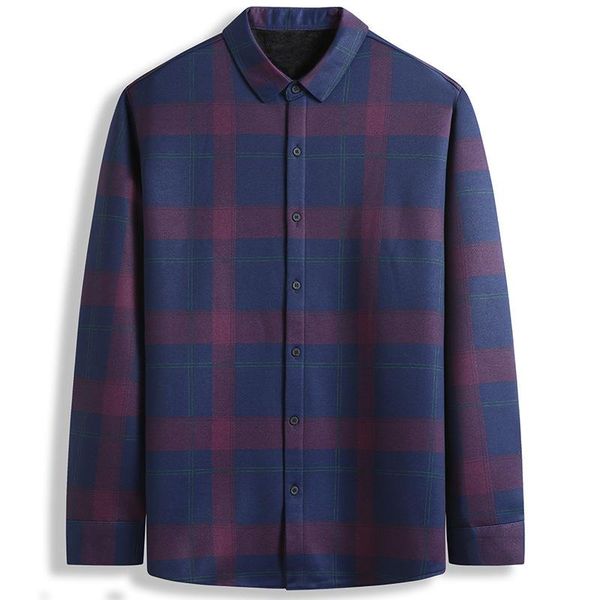 winter men's fat plus size plush long sleeve shirt warm plaid casual shirts, White;black
winter men's fat plus size plush long sleeve shirt warm plaid casual shirts, White;black
