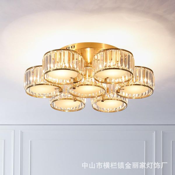 ceiling lights crystal lamp light luxury copper living room nordic modern simple american bedroom round
ceiling lights crystal lamp light luxury copper living room nordic modern simple american bedroom round
