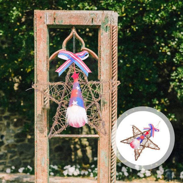 decorative flowers & wreaths 1pc independence day pendant five-pointed gnome shape ornament for home (blue)
decorative flowers & wreaths 1pc independence day pendant five-pointed gnome shape ornament for home (blue)