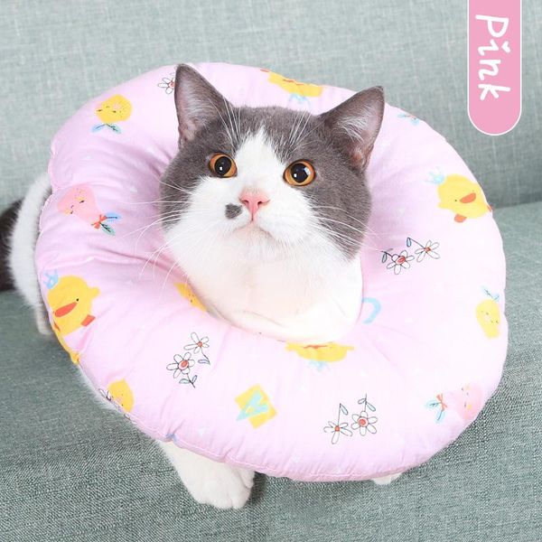 cat collars & leads pet cats protective collar soft fabric neck recovery for anti-bite lick wound healing health circle
cat collars & leads pet cats protective collar soft fabric neck recovery for anti-bite lick wound healing health circle
