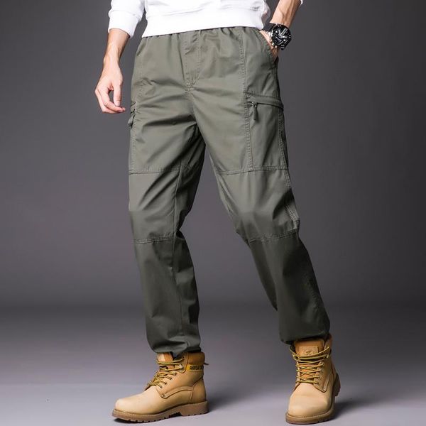 men's pants autumn cotton cargo men spring plus size loose casual long trousers male fashion streetwear workwear man overalls, Black
men's pants autumn cotton cargo men spring plus size loose casual long trousers male fashion streetwear workwear man overalls, Black