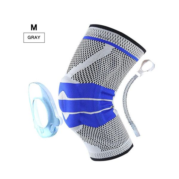 pcs knee patella protector brace silicone spring pad basketball running compression sleeve support sports kneepads elbow & pads, Black;gray
pcs knee patella protector brace silicone spring pad basketball running compression sleeve support sports kneepads elbow & pads, Black;gray