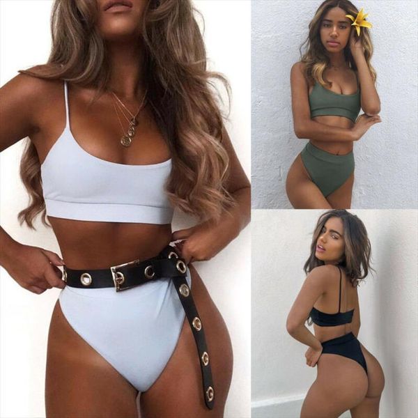 2pcs women bandage bikini swimsuits push up high waist padded bra swimsuit bathing thong monokini swimwear beachwear s xl, White;black
2pcs women bandage bikini swimsuits push up high waist padded bra swimsuit bathing thong monokini swimwear beachwear s xl, White;black