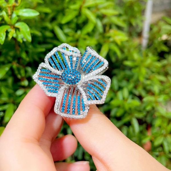 wedding rings cwwzircons shiny luxury blue cubic zirconia big leaf flower women party engagement jewelry adjustable size r199, Slivery;golden
wedding rings cwwzircons shiny luxury blue cubic zirconia big leaf flower women party engagement jewelry adjustable size r199, Slivery;golden