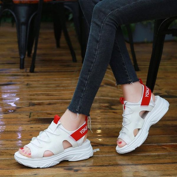 increased white sandals female spring 2021 korean womens casual platform wedges beach shoes sandalias mujer, Black
increased white sandals female spring 2021 korean womens casual platform wedges beach shoes sandalias mujer, Black