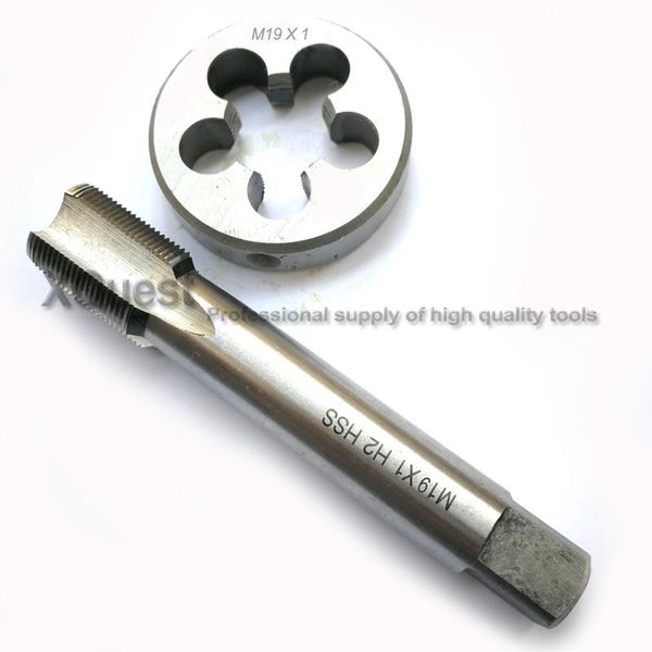 2pcs hss right hand metric thread tap and die set m19 fine screw round dies plug taps m19x2 19x1.5 m19x1 m19x0.75 tools
2pcs hss right hand metric thread tap and die set m19 fine screw round dies plug taps m19x2 19x1.5 m19x1 m19x0.75 tools