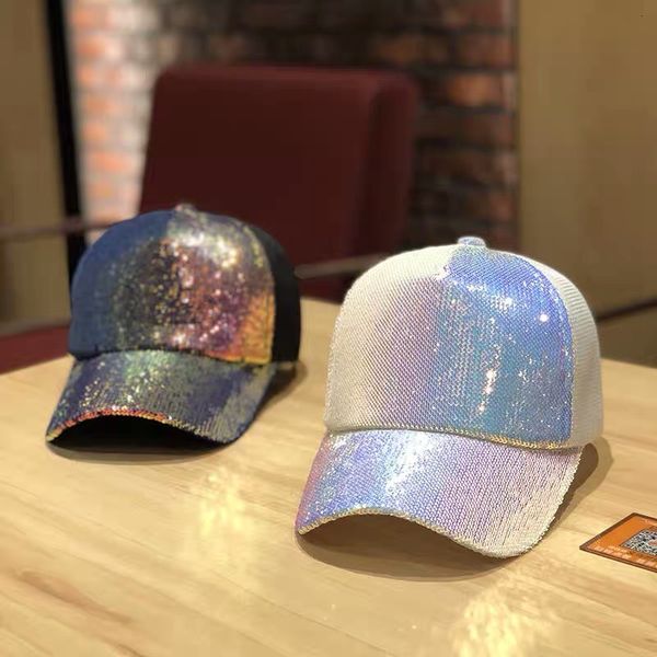 2021 sequin net hat summer women's breathable sunshade baseball hat tide sunscreen black hat, Black;white
2021 sequin net hat summer women's breathable sunshade baseball hat tide sunscreen black hat, Black;white