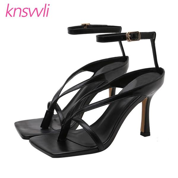 thin heels gladiator sandals women genuine leather flip flops sandalias mujer narrow band high runway shoes woman, Black
thin heels gladiator sandals women genuine leather flip flops sandalias mujer narrow band high runway shoes woman, Black