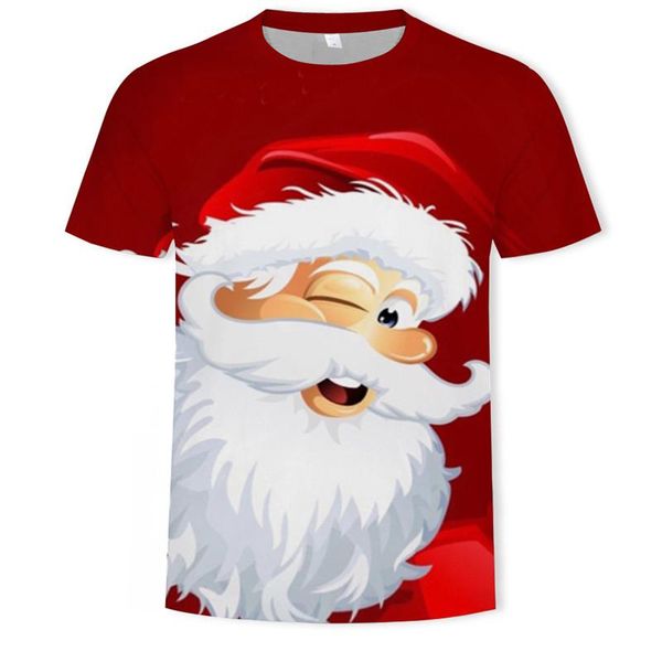 women's t-shirt short sleeve christmas style women streetwear 3d santa claus cartoon print tee summer loose casual o-neck, White
women's t-shirt short sleeve christmas style women streetwear 3d santa claus cartoon print tee summer loose casual o-neck, White