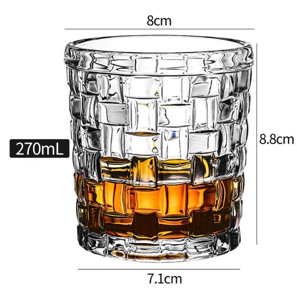 2pcs creative style transparent crystal glass cup for whiskey wine vodka bar club spirits beer bottom glasses
2pcs creative style transparent crystal glass cup for whiskey wine vodka bar club spirits beer bottom glasses
