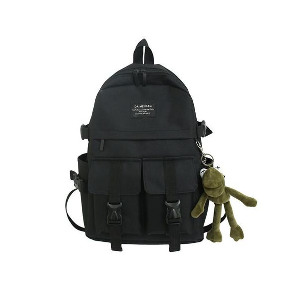 backpack japanese-style casual korean-style fashion double pocket large-capacity frog pendant schoolbag
backpack japanese-style casual korean-style fashion double pocket large-capacity frog pendant schoolbag