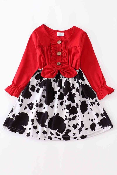 girlymax fall/winter baby girls red cow print denim dress milk silk boutique long sleeve knee length g1218, Red;yellow
girlymax fall/winter baby girls red cow print denim dress milk silk boutique long sleeve knee length g1218, Red;yellow