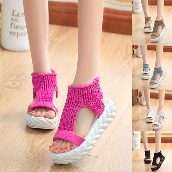 high heeled sandals female summer 2021 women thick bottom shoes wedge with open toe platform increased, Black
high heeled sandals female summer 2021 women thick bottom shoes wedge with open toe platform increased, Black