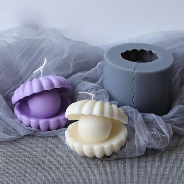 craft tools pearl seashell silicone candle mold 3d soap cake baking handmade art wax plaster crafts decoration
craft tools pearl seashell silicone candle mold 3d soap cake baking handmade art wax plaster crafts decoration