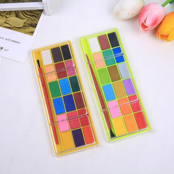 gift sets 2021 18-color long strips of solid gouache watercolor powder cake drawing filling complementary color pigment art supplies
gift sets 2021 18-color long strips of solid gouache watercolor powder cake drawing filling complementary color pigment art supplies