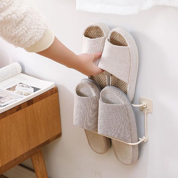 single/double layer wall mounted shoe storage rack folding slippers hanging shelf holder bathroom home tools clothing & wardrobe
single/double layer wall mounted shoe storage rack folding slippers hanging shelf holder bathroom home tools clothing & wardrobe