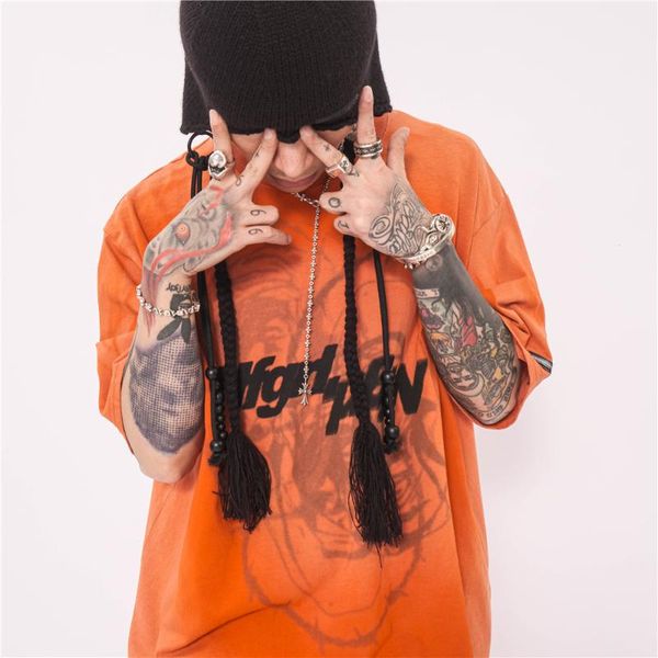 fashion trend men's t-shirts vintage oversized hip hop streetwear harajuku summer short sleeve all-match comfort tees shirt, White;black
fashion trend men's t-shirts vintage oversized hip hop streetwear harajuku summer short sleeve all-match comfort tees shirt, White;black