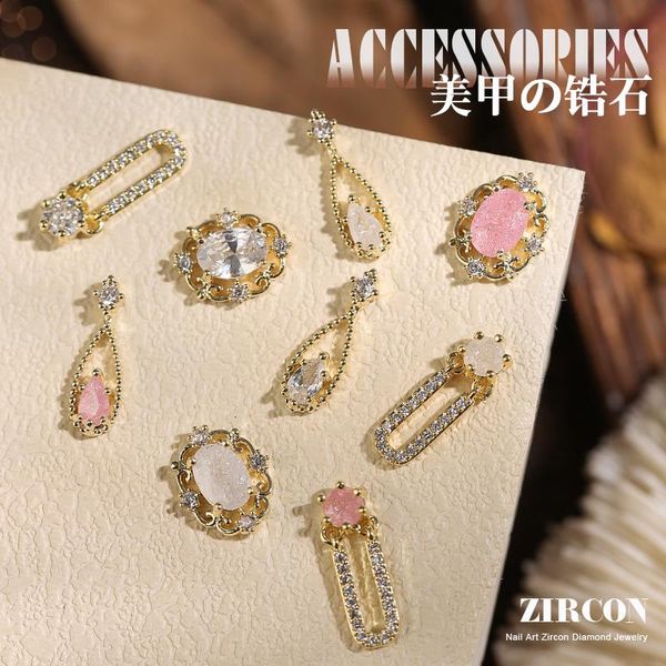 nail art decorations 5pcs japanese colorful ice zircon jewelry oval/waterdrop high-quality real gold electroplating decoration, Silver;gold
nail art decorations 5pcs japanese colorful ice zircon jewelry oval/waterdrop high-quality real gold electroplating decoration, Silver;gold