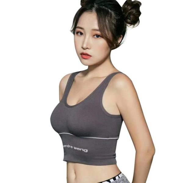 gym clothing beautiful back seamless wrap breast slimming sports bra breathable yoga women running solid quick dry push up sport, White;black
gym clothing beautiful back seamless wrap breast slimming sports bra breathable yoga women running solid quick dry push up sport, White;black