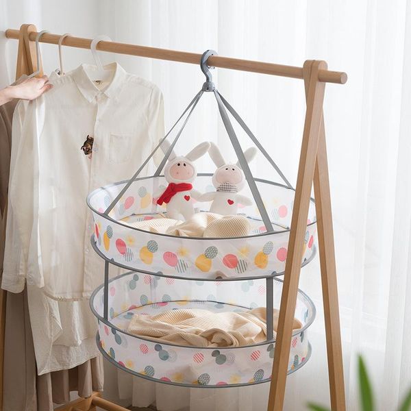 laundry bags enlarged foldable drying nets windproof hook steel ring multi-layer clothes basket underwear sweater cloth dry rack mesh hanger
laundry bags enlarged foldable drying nets windproof hook steel ring multi-layer clothes basket underwear sweater cloth dry rack mesh hanger