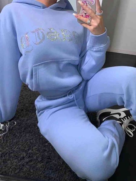 winter velvet jacket and high waist tracksuit joggers two piece set with diamante rhinestones jogging suits y2k women hoodies, Gray
winter velvet jacket and high waist tracksuit joggers two piece set with diamante rhinestones jogging suits y2k women hoodies, Gray