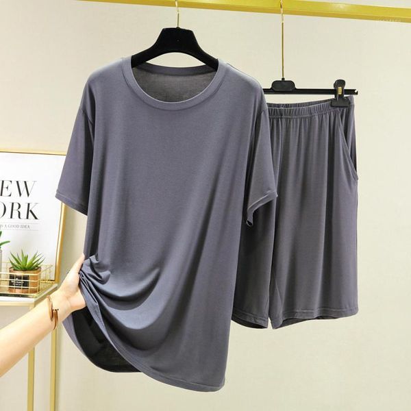 men's sleepwear factory direct sales modal short-sleeved shorts pajamas summer thin cool solid color knitting can be worn in large s, Black;brown
men's sleepwear factory direct sales modal short-sleeved shorts pajamas summer thin cool solid color knitting can be worn in large s, Black;brown