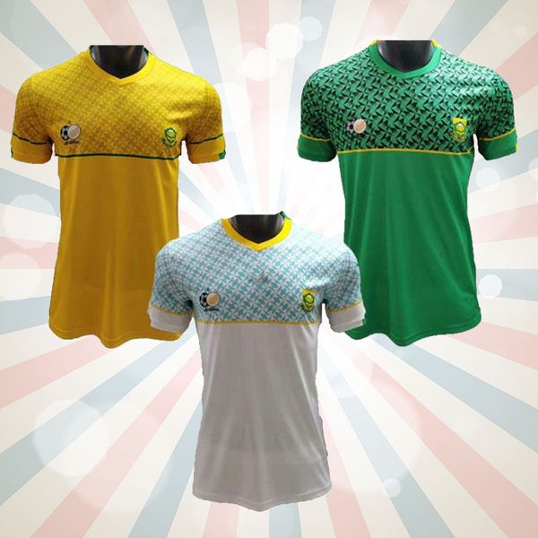 20/21 south national team soccer jersey 2021 home percy tau shirt short sleeve away 3rd football uniforms africa, Black;yellow
20/21 south national team soccer jersey 2021 home percy tau shirt short sleeve away 3rd football uniforms africa, Black;yellow