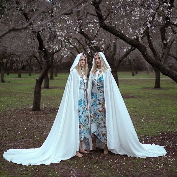 wraps & jackets wedding cape bridal cloak natural white ivory soft satin with hood handfasting 2m length dj014
wraps & jackets wedding cape bridal cloak natural white ivory soft satin with hood handfasting 2m length dj014
