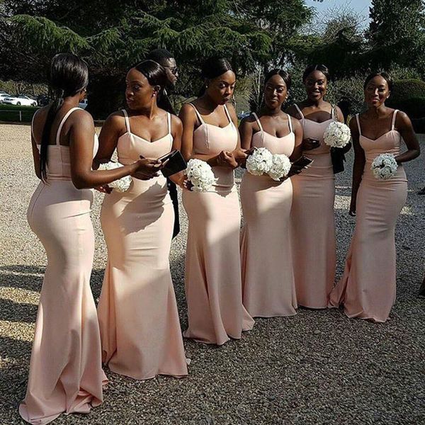 bridesmaid dress pink mermaid spaghetti straps sleeveless sweetheart formal maid of honor gown plus size custom made, White;pink
bridesmaid dress pink mermaid spaghetti straps sleeveless sweetheart formal maid of honor gown plus size custom made, White;pink