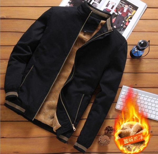 men's jackets 2021 winter mens casual multi-pockets male outwear fleece thick warm windproof jacket military baseball clothings, Black;brown
men's jackets 2021 winter mens casual multi-pockets male outwear fleece thick warm windproof jacket military baseball clothings, Black;brown