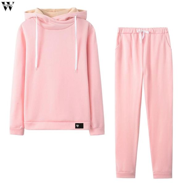 tracksuits lounge wear women casual two piece set autumn street sweatshirt + jogger home suit 2pcs outfits pink loose women's, Gray
tracksuits lounge wear women casual two piece set autumn street sweatshirt + jogger home suit 2pcs outfits pink loose women's, Gray
