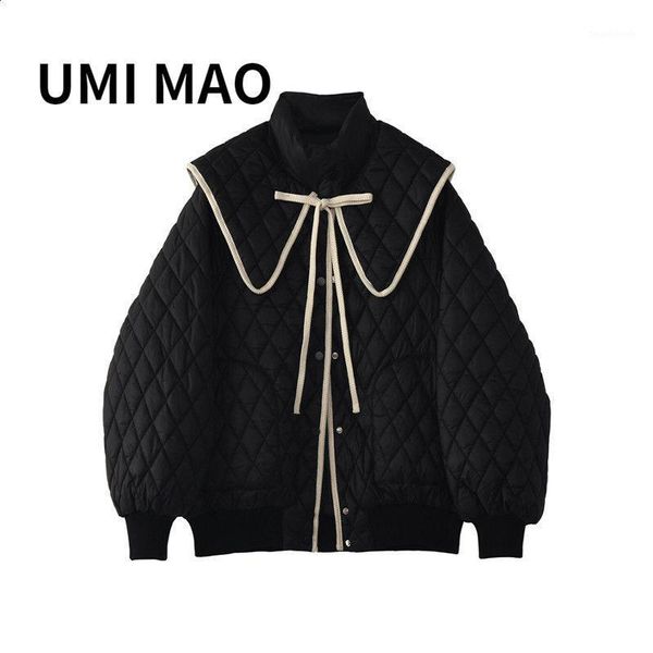 women's down & parkas umi mao bow cotton-padded jacket winter 2021 korean version of the loose small thick coat doll collar y2k, Black
women's down & parkas umi mao bow cotton-padded jacket winter 2021 korean version of the loose small thick coat doll collar y2k, Black
